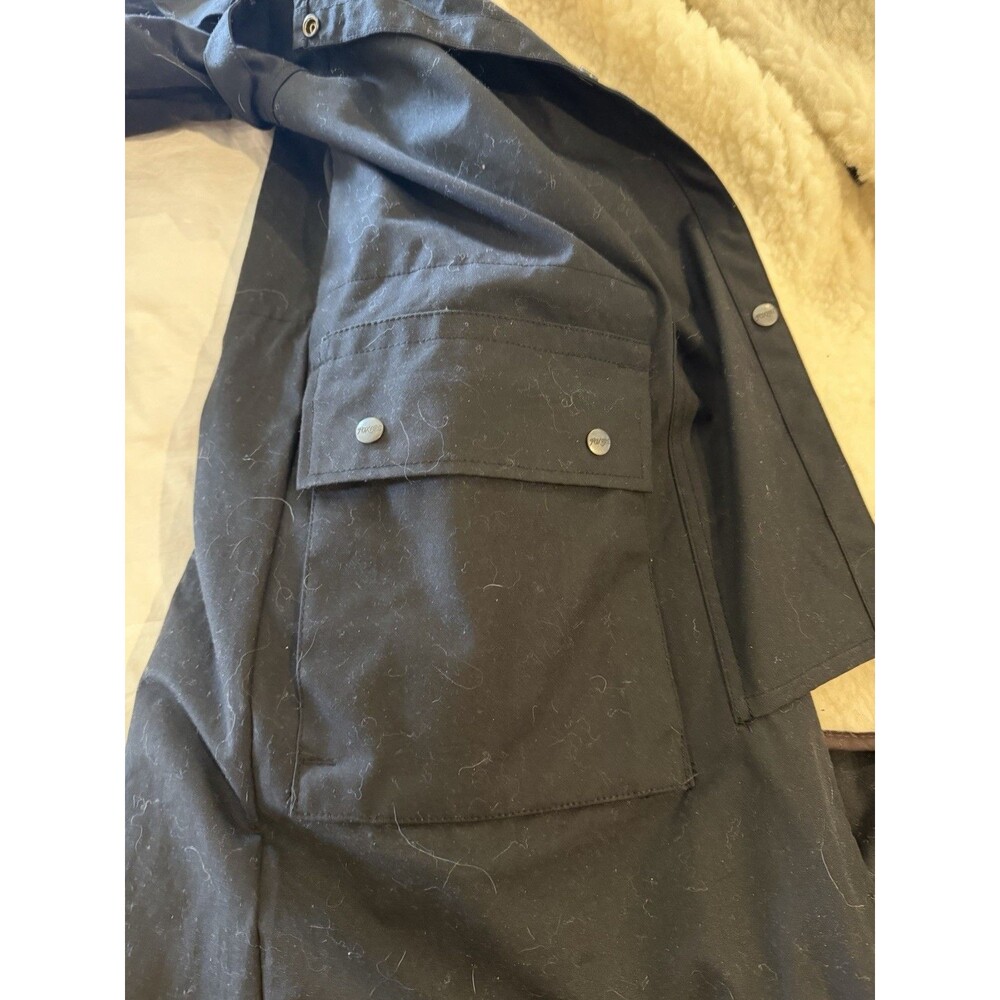 Driza-Bone Australia Outback Trail Fox Fire Coat Black Sherpa Lined Vest Mens M - Picture 8 of 16